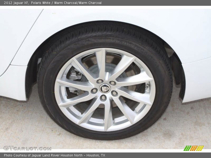 Polaris White / Warm Charcoal/Warm Charcoal 2012 Jaguar XF