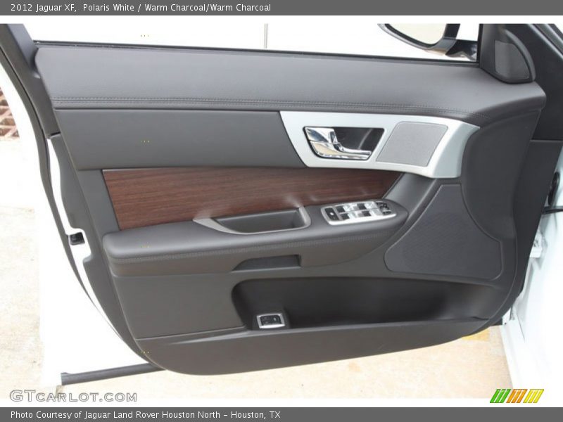 Polaris White / Warm Charcoal/Warm Charcoal 2012 Jaguar XF