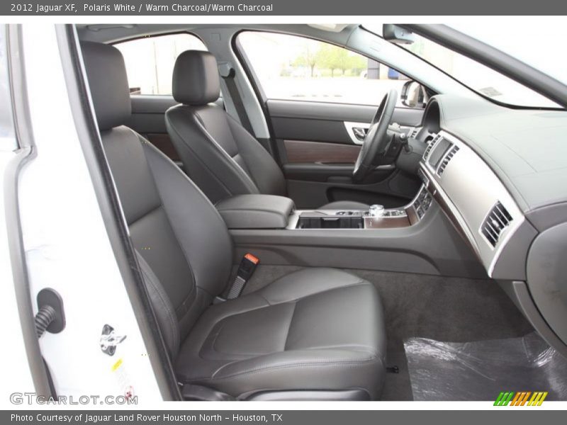 Polaris White / Warm Charcoal/Warm Charcoal 2012 Jaguar XF