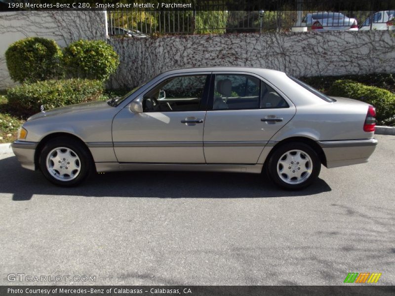 Smoke Silver Metallic / Parchment 1998 Mercedes-Benz C 280