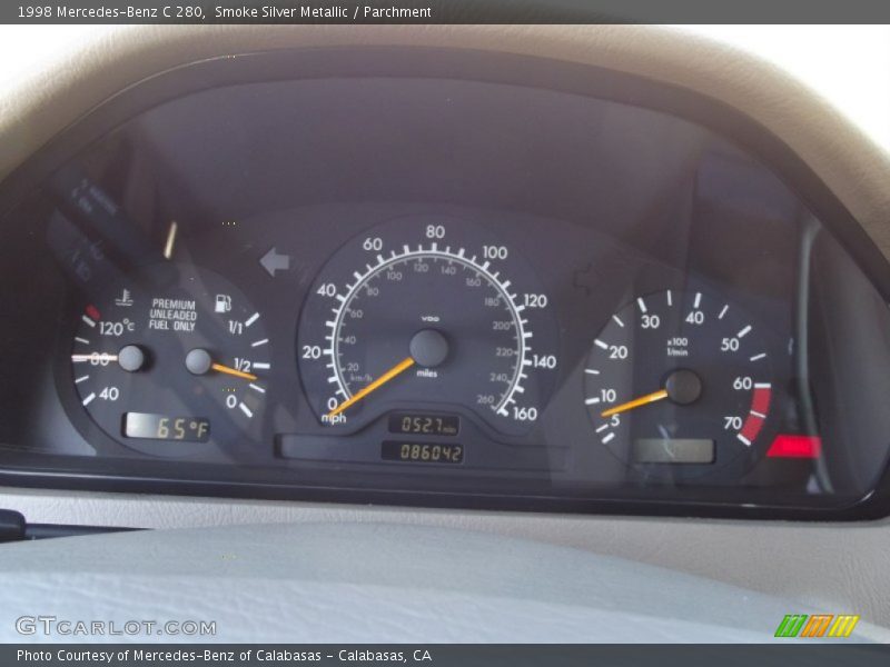  1998 C 280 280 Gauges