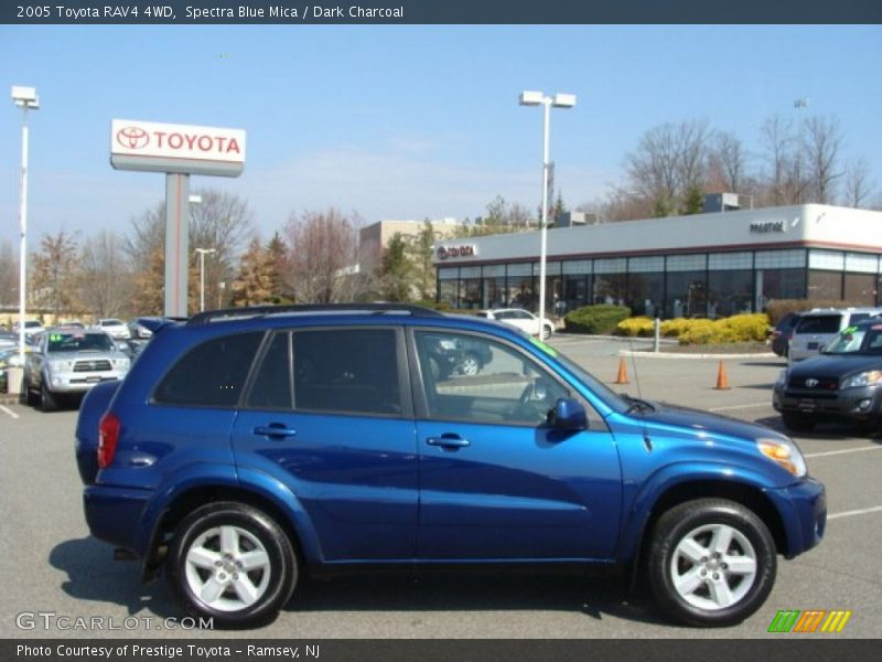 Spectra Blue Mica / Dark Charcoal 2005 Toyota RAV4 4WD