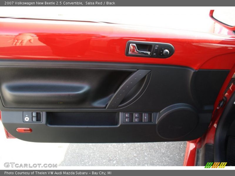 Salsa Red / Black 2007 Volkswagen New Beetle 2.5 Convertible