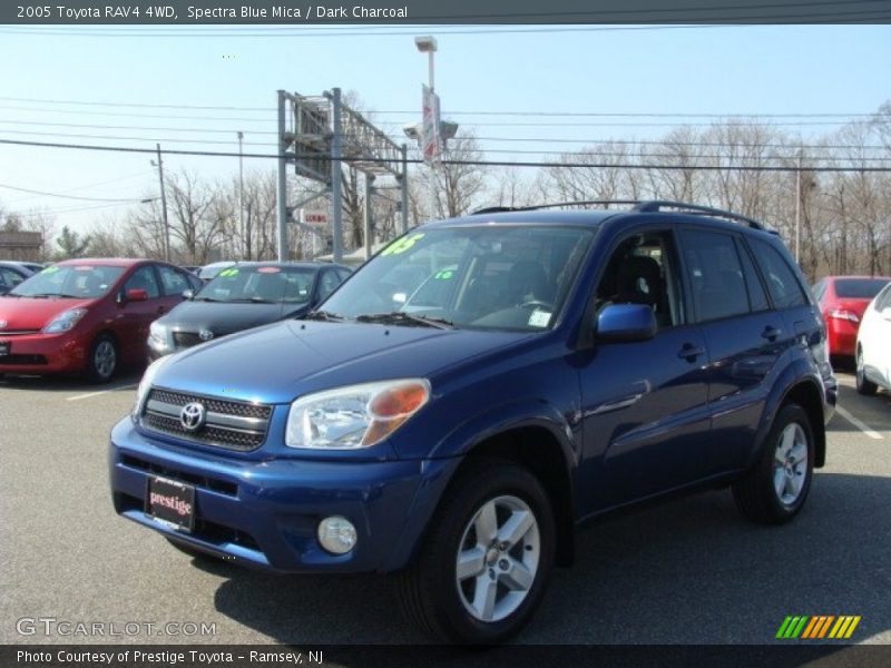 Spectra Blue Mica / Dark Charcoal 2005 Toyota RAV4 4WD