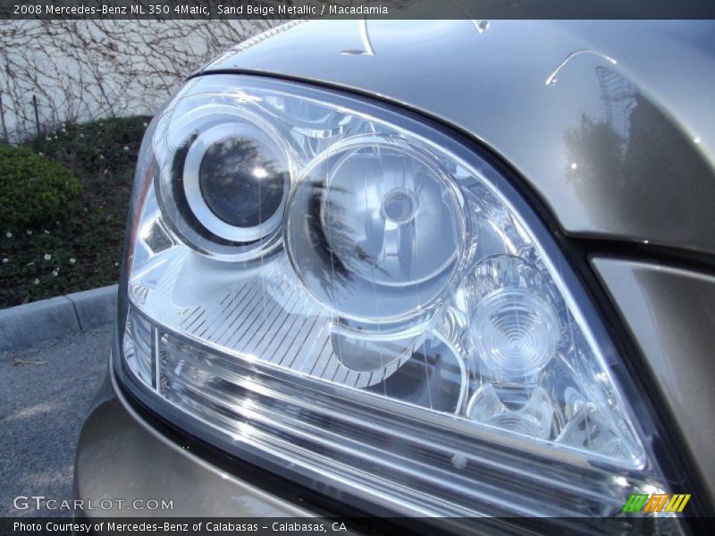 Sand Beige Metallic / Macadamia 2008 Mercedes-Benz ML 350 4Matic