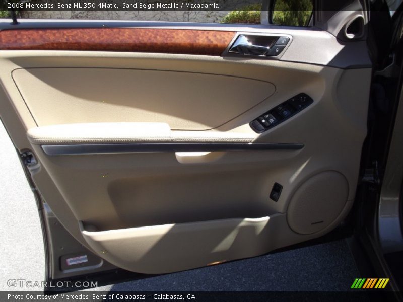 Sand Beige Metallic / Macadamia 2008 Mercedes-Benz ML 350 4Matic