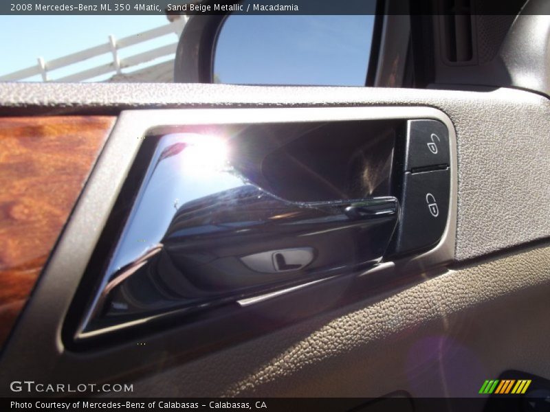 Sand Beige Metallic / Macadamia 2008 Mercedes-Benz ML 350 4Matic