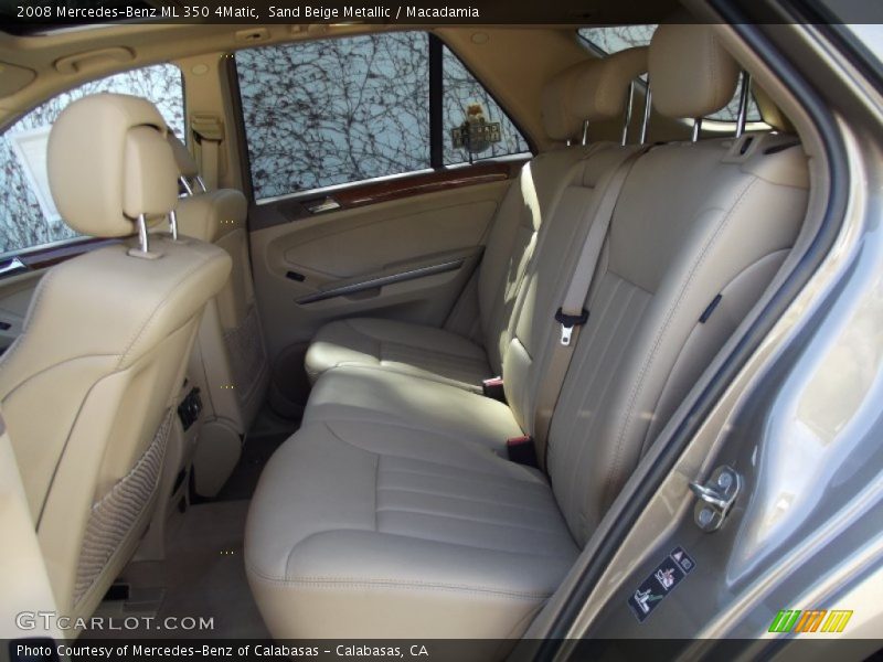 Sand Beige Metallic / Macadamia 2008 Mercedes-Benz ML 350 4Matic