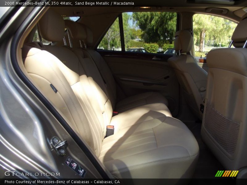 Sand Beige Metallic / Macadamia 2008 Mercedes-Benz ML 350 4Matic