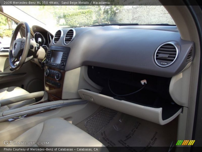 Sand Beige Metallic / Macadamia 2008 Mercedes-Benz ML 350 4Matic