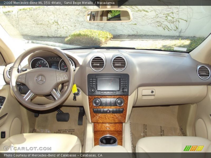 Sand Beige Metallic / Macadamia 2008 Mercedes-Benz ML 350 4Matic