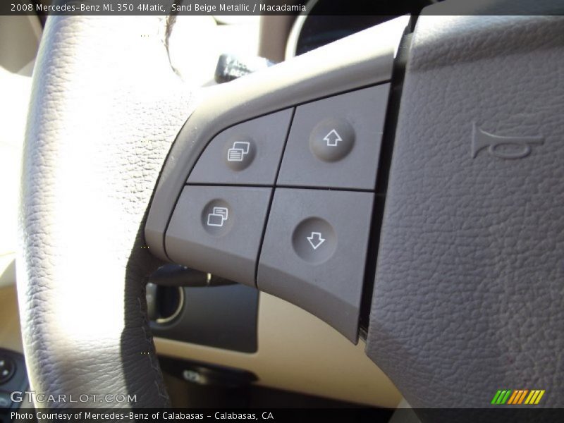 Sand Beige Metallic / Macadamia 2008 Mercedes-Benz ML 350 4Matic