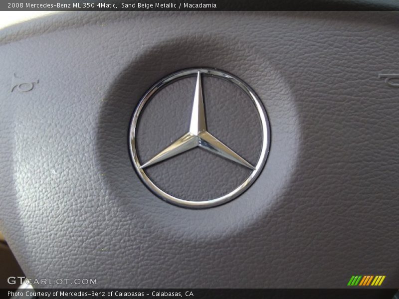 Sand Beige Metallic / Macadamia 2008 Mercedes-Benz ML 350 4Matic