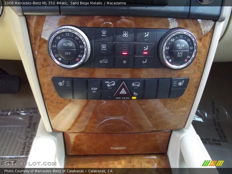 Sand Beige Metallic / Macadamia 2008 Mercedes-Benz ML 350 4Matic