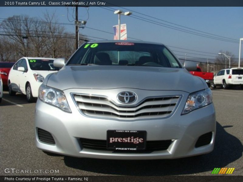 Classic Silver Metallic / Ash Gray 2010 Toyota Camry LE