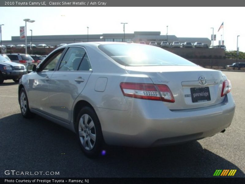 Classic Silver Metallic / Ash Gray 2010 Toyota Camry LE