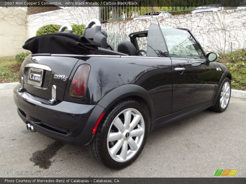 Astro Black Metallic / Carbon Black/Black 2007 Mini Cooper S Convertible