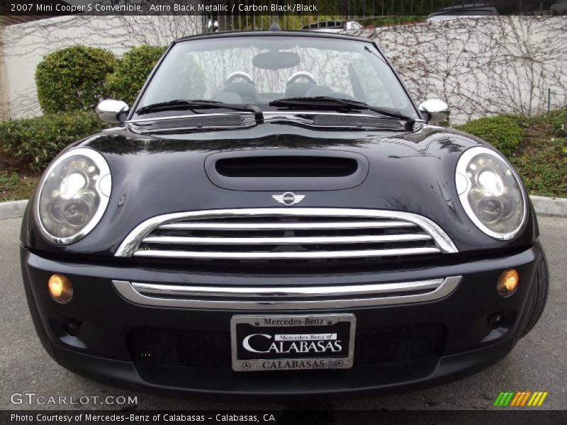 Astro Black Metallic / Carbon Black/Black 2007 Mini Cooper S Convertible
