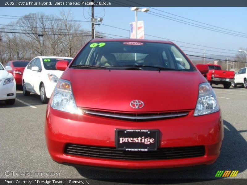 Barcelona Red Metallic / Bisque 2009 Toyota Prius Hybrid
