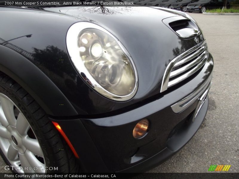 Astro Black Metallic / Carbon Black/Black 2007 Mini Cooper S Convertible