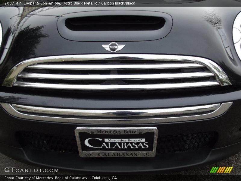 Astro Black Metallic / Carbon Black/Black 2007 Mini Cooper S Convertible