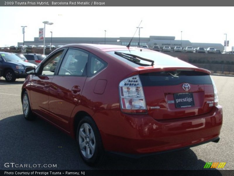 Barcelona Red Metallic / Bisque 2009 Toyota Prius Hybrid