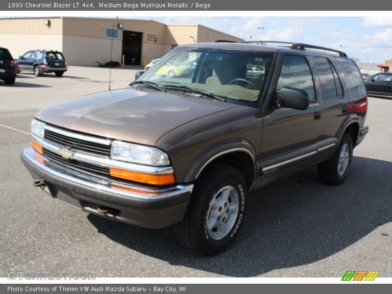 Medium Beige Mystique Metallic / Beige 1999 Chevrolet Blazer LT 4x4