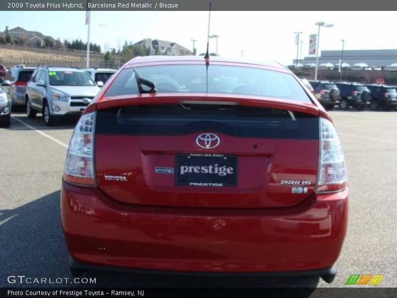 Barcelona Red Metallic / Bisque 2009 Toyota Prius Hybrid