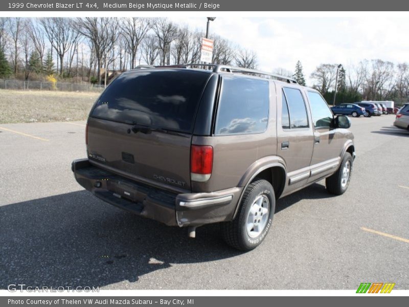 Medium Beige Mystique Metallic / Beige 1999 Chevrolet Blazer LT 4x4
