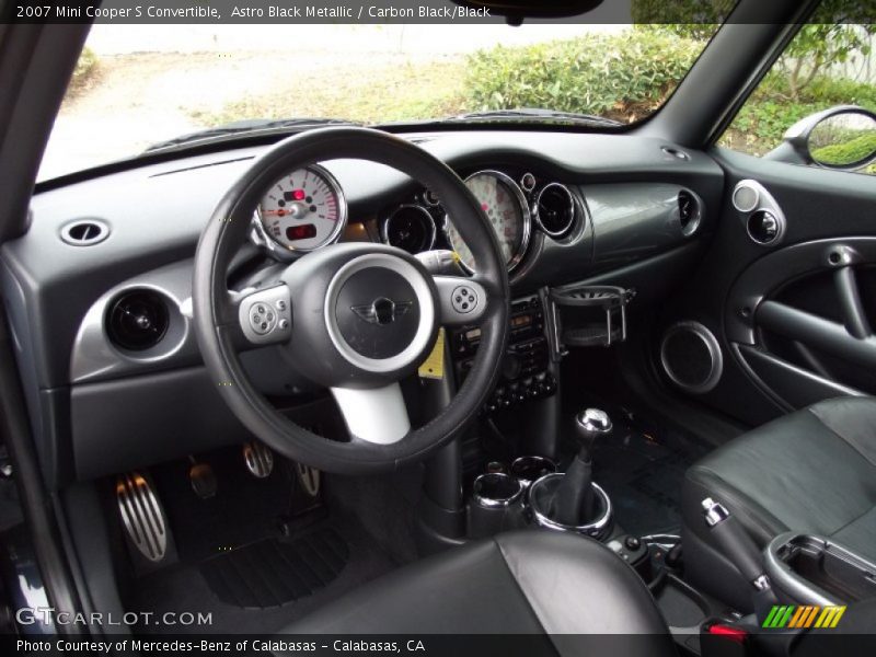  2007 Cooper S Convertible Carbon Black/Black Interior