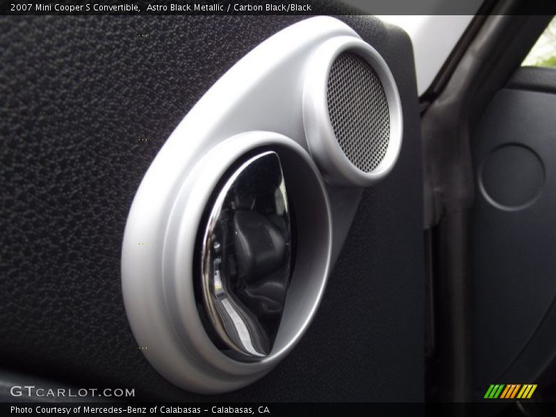 Astro Black Metallic / Carbon Black/Black 2007 Mini Cooper S Convertible