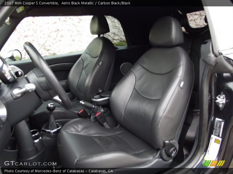  2007 Cooper S Convertible Carbon Black/Black Interior