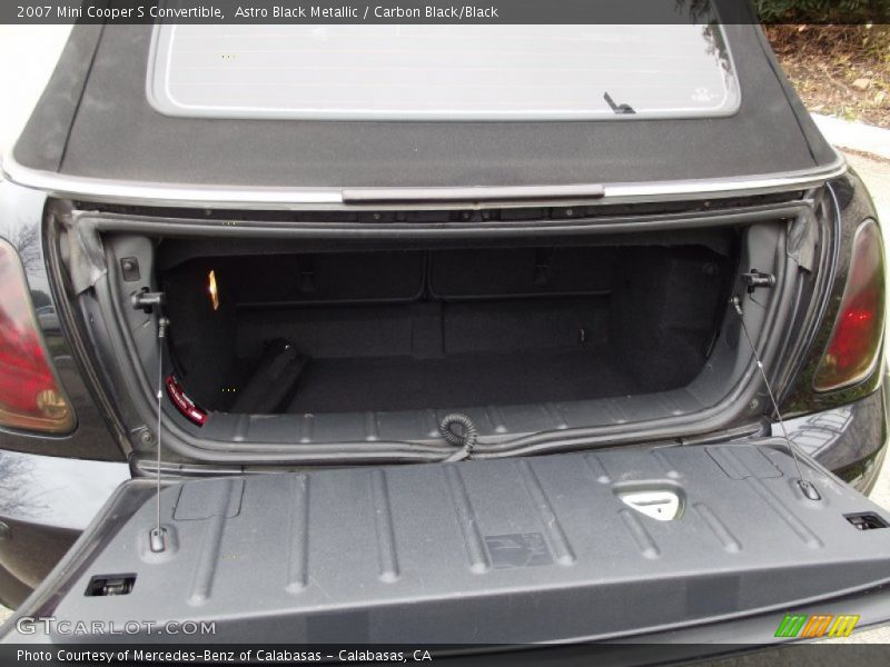 Astro Black Metallic / Carbon Black/Black 2007 Mini Cooper S Convertible
