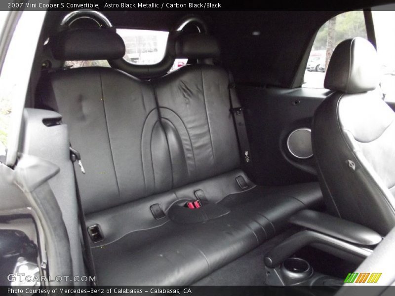 Rear Seat of 2007 Cooper S Convertible