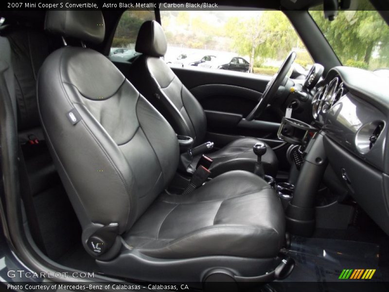 Front Seat of 2007 Cooper S Convertible