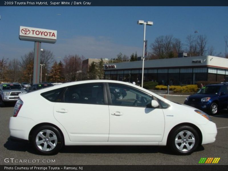 Super White / Dark Gray 2009 Toyota Prius Hybrid