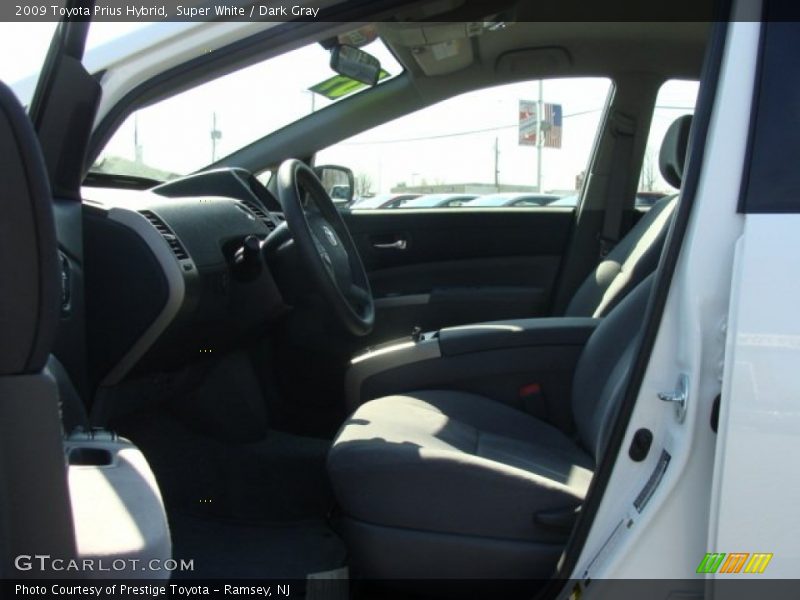 Super White / Dark Gray 2009 Toyota Prius Hybrid