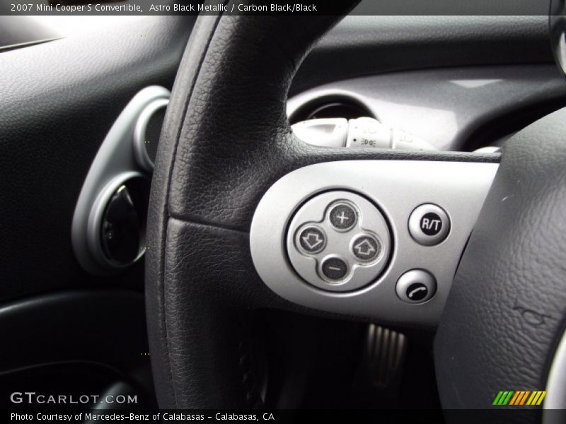 Astro Black Metallic / Carbon Black/Black 2007 Mini Cooper S Convertible