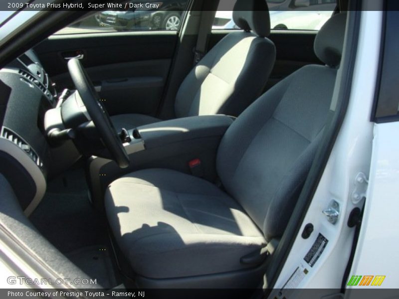 Super White / Dark Gray 2009 Toyota Prius Hybrid