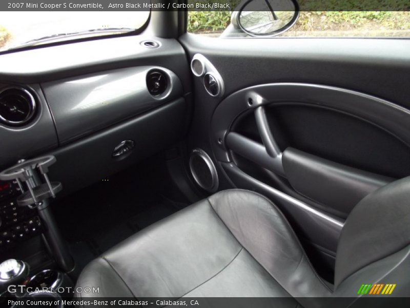 Astro Black Metallic / Carbon Black/Black 2007 Mini Cooper S Convertible