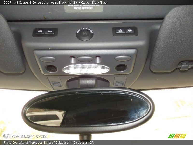 Astro Black Metallic / Carbon Black/Black 2007 Mini Cooper S Convertible
