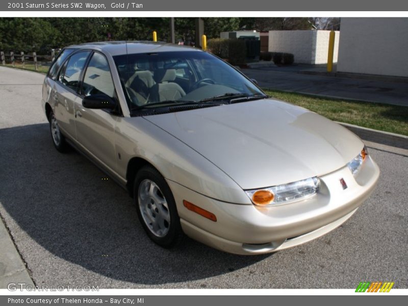 Gold / Tan 2001 Saturn S Series SW2 Wagon