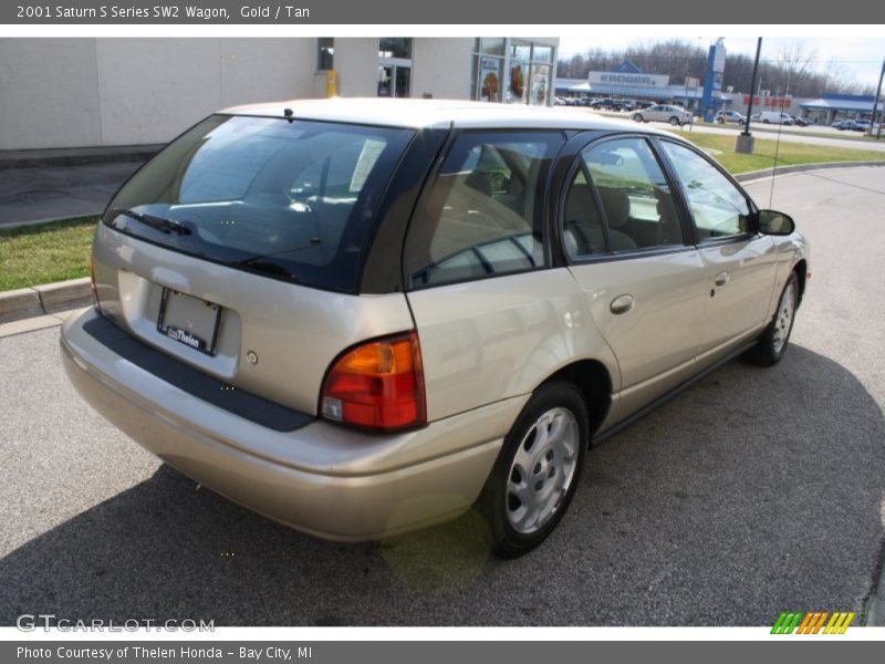Gold / Tan 2001 Saturn S Series SW2 Wagon