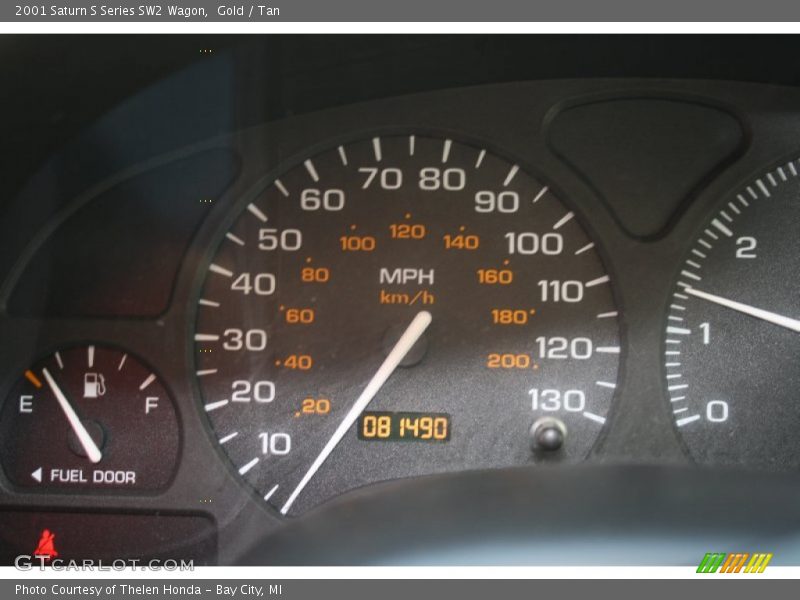 Gold / Tan 2001 Saturn S Series SW2 Wagon
