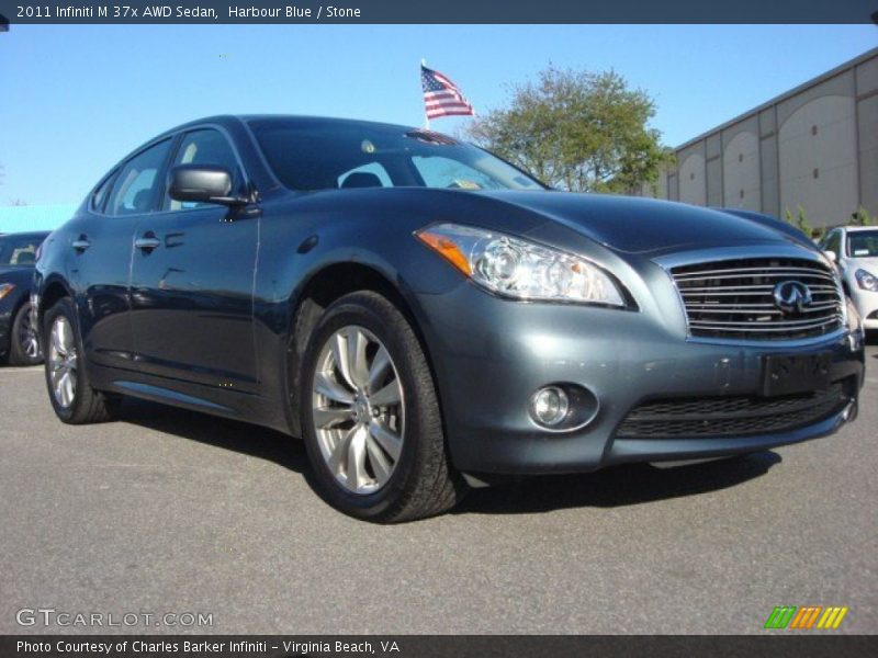 Harbour Blue / Stone 2011 Infiniti M 37x AWD Sedan