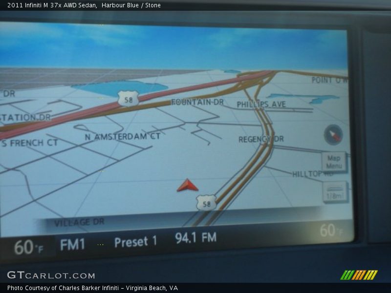Harbour Blue / Stone 2011 Infiniti M 37x AWD Sedan