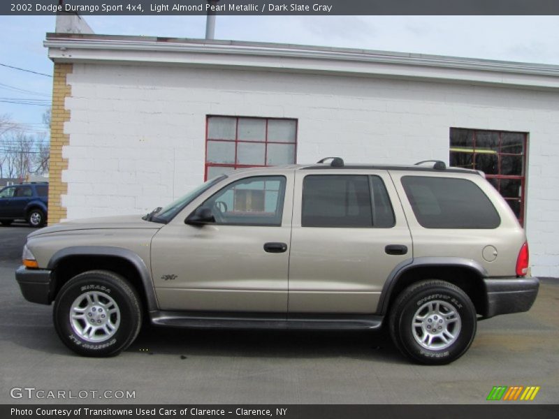 Light Almond Pearl Metallic / Dark Slate Gray 2002 Dodge Durango Sport 4x4