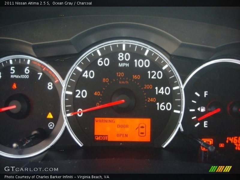 Ocean Gray / Charcoal 2011 Nissan Altima 2.5 S