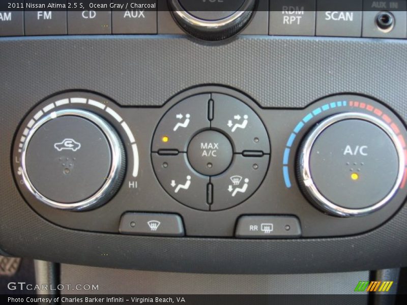 Ocean Gray / Charcoal 2011 Nissan Altima 2.5 S