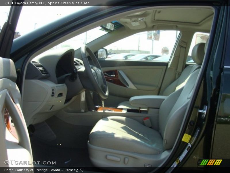 Spruce Green Mica / Ash 2011 Toyota Camry XLE